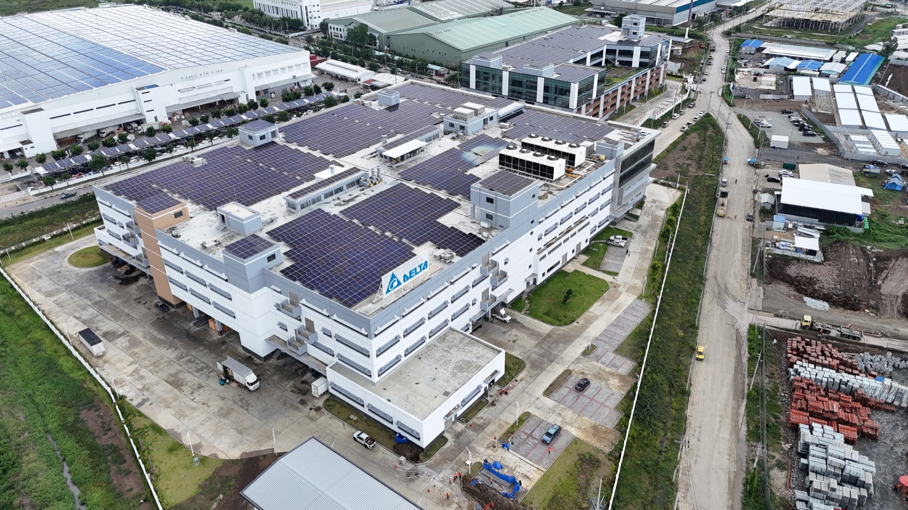 台达电子 · 泰国工厂 · 厂区实景航拍
